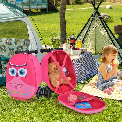 Travel and Adventure Kids Luggae Storage Bag - Pink