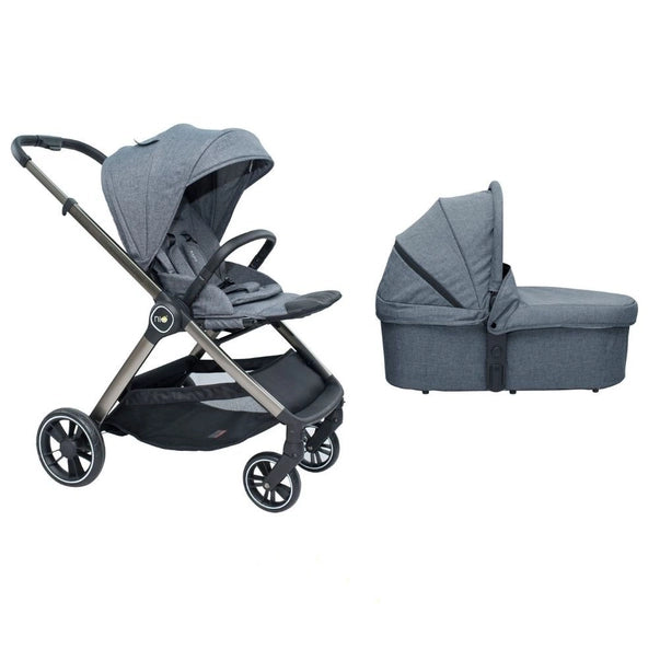 Perfect Stroller + carrycot Birdye Pram - Moonlight, Stonelight