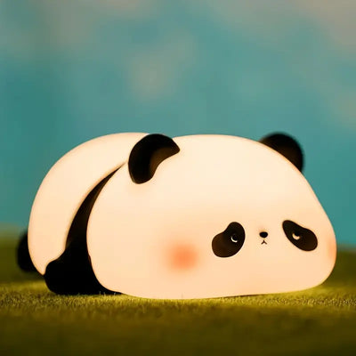 Night Light Adorable Panda Led With Touch Control-Dimmable, Usb Rechargeable Desk Lamp