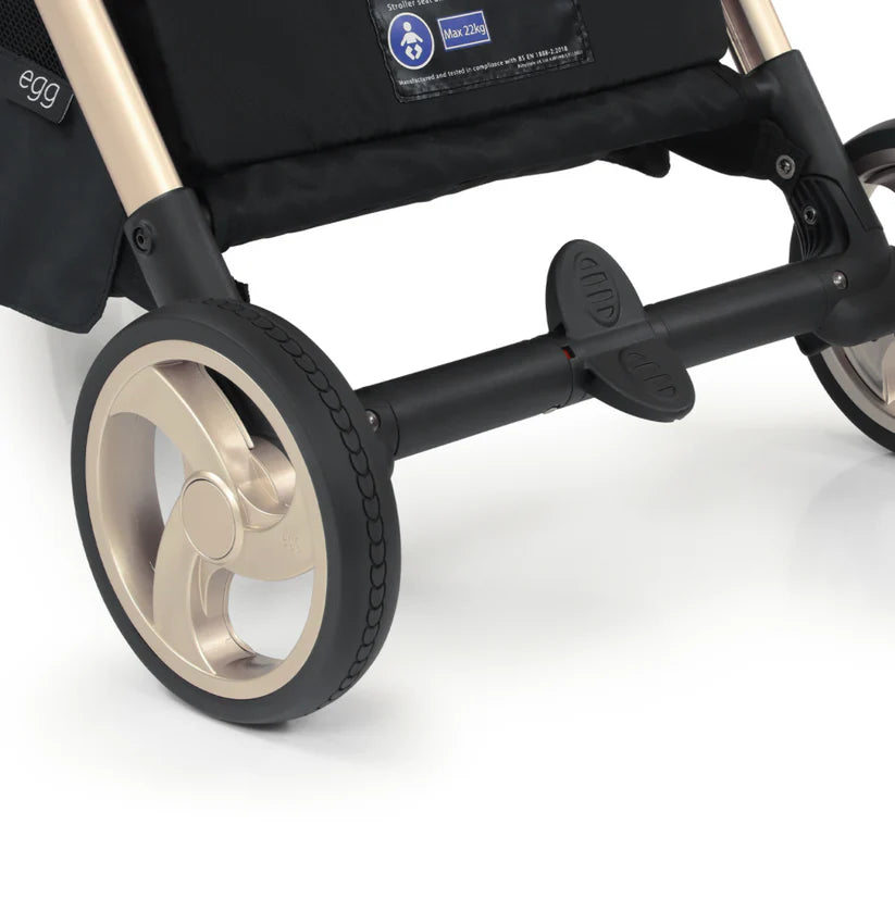 Simplifying Life Egg Z Stroller Gold Chassis - feather