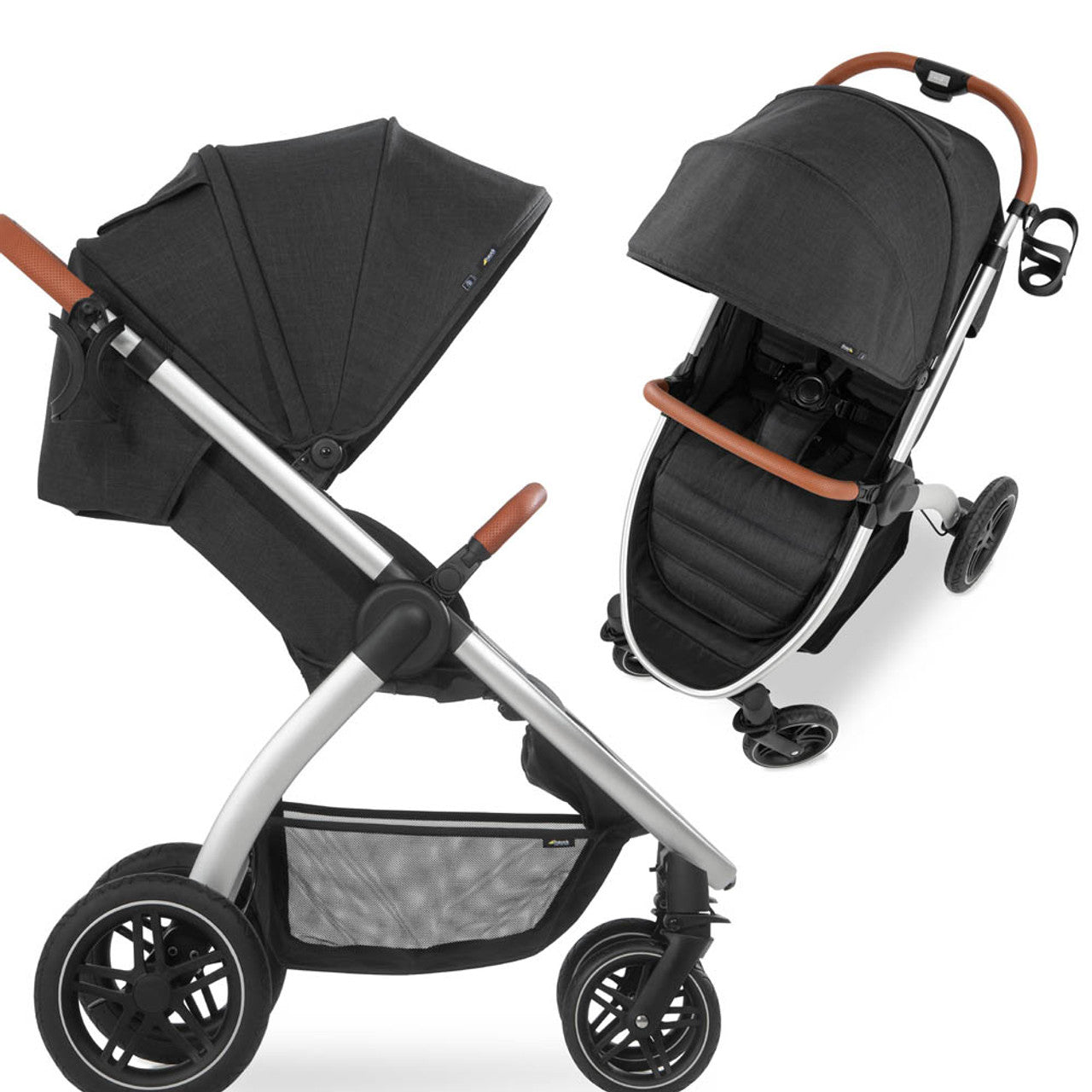 Stylish Urban Hauck Uptown Pushchair - Melange Black