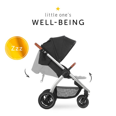 Stylish Urban Hauck Uptown Pushchair - Melange Black