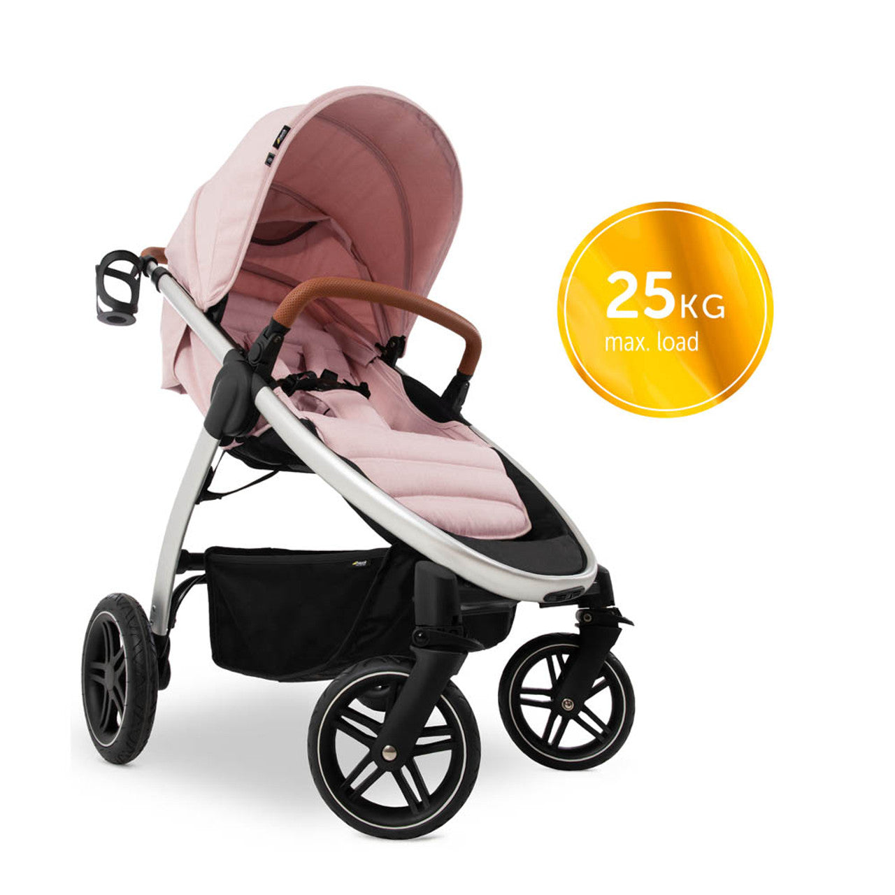 Stylish Uptown Hauck Pushchair - Melange Rose