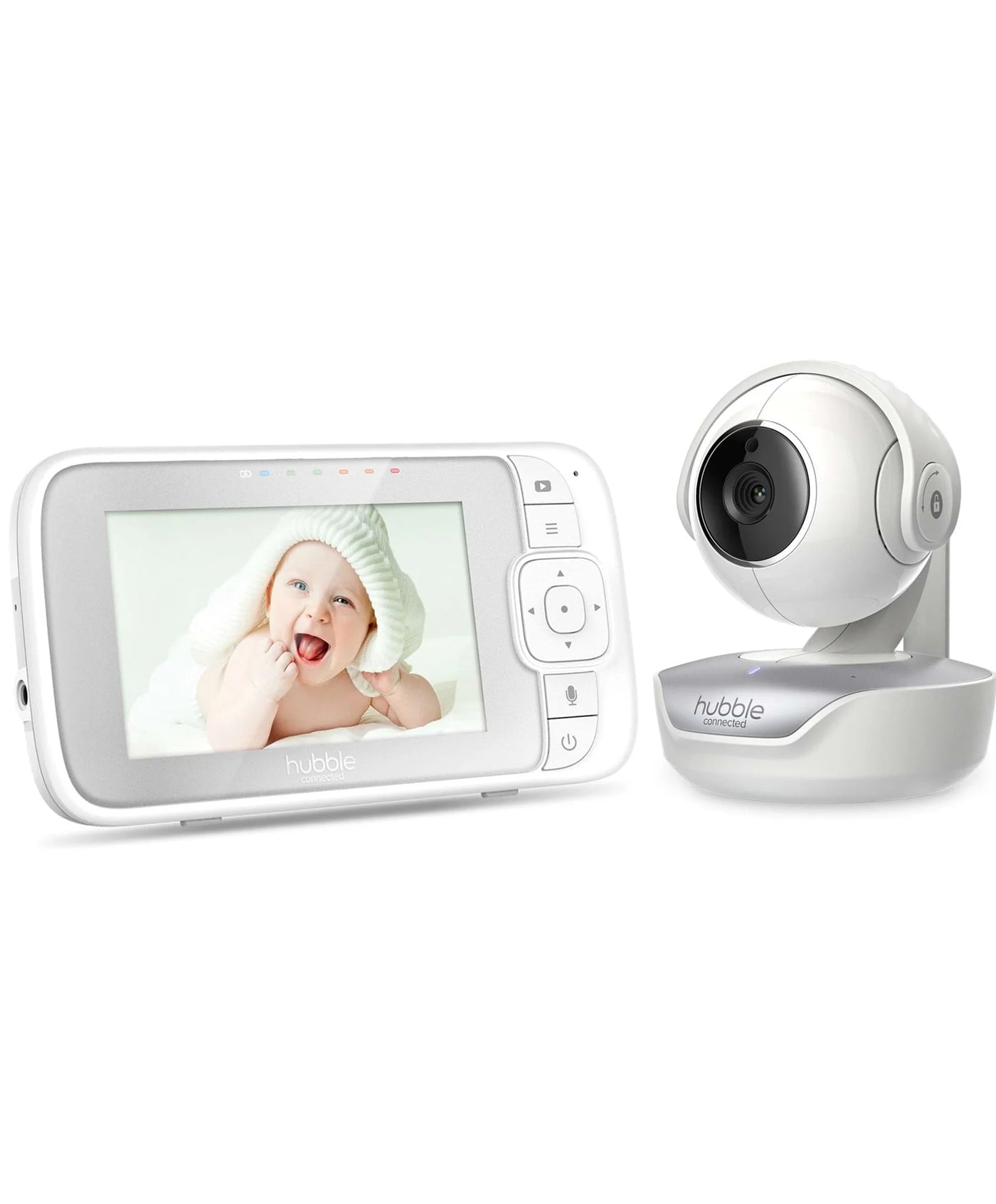 Hubble Nursery View Select Baby Monitor in White