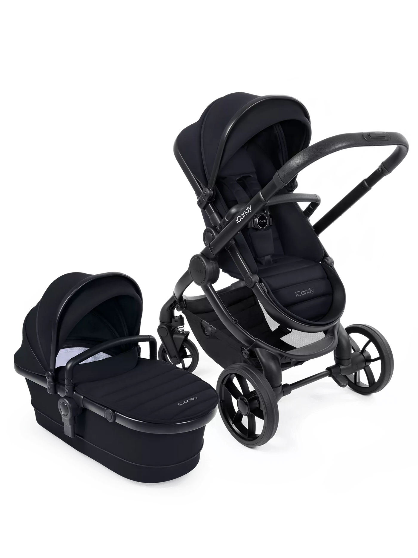 Ultimate iCandy Peach 7 Pushchair & Carrycot | Black Edition