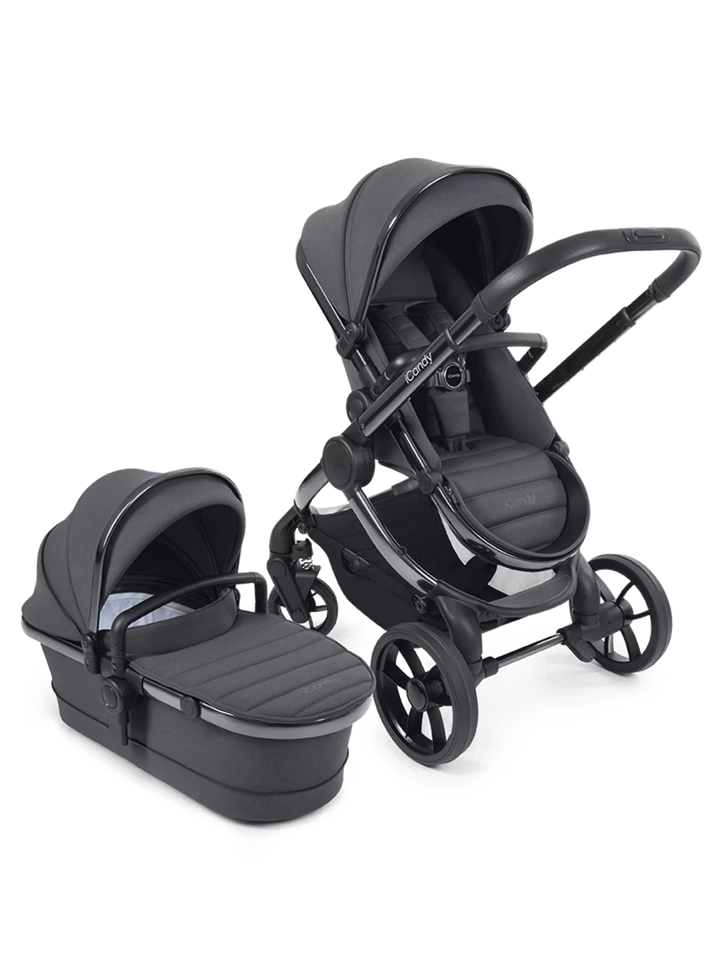 Ultimate iCandy Peach 7 Pushchair & Carrycot | Black Edition