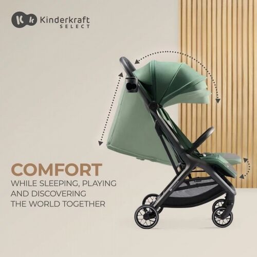 Comfort and Lightweight Nubi 2 Compact Stroller - Grey