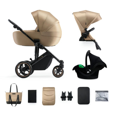 Elegent 3in1 Travel System PRIME 2 PRO - Beige, Black, Gray, Green