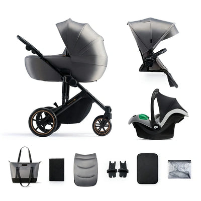 Elegent 3in1 Travel System PRIME 2 PRO - Beige, Black, Gray, Green