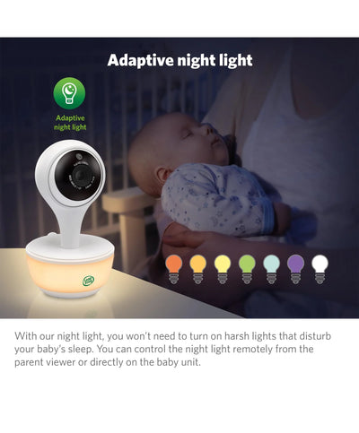 LeapFrog LF815HD 5' Smart Video Baby Monitor with Colour Night Vision – White