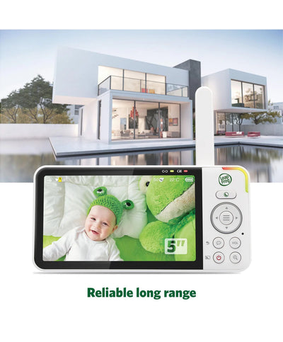 LeapFrog LF815HD 5' Smart Video Baby Monitor with Colour Night Vision – White