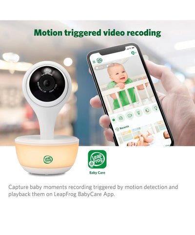 LeapFrog LF815HD 5' Smart Video Baby Monitor with Colour Night Vision – White