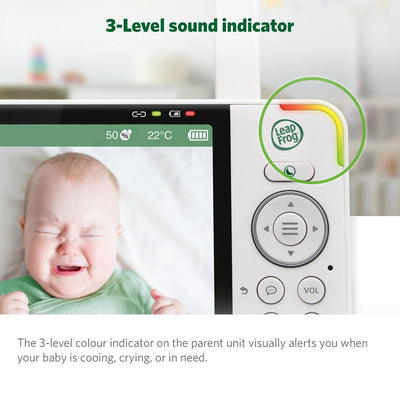 LeapFrog LF915HD 5" Video Baby Monitor with Colour Night Vision – White