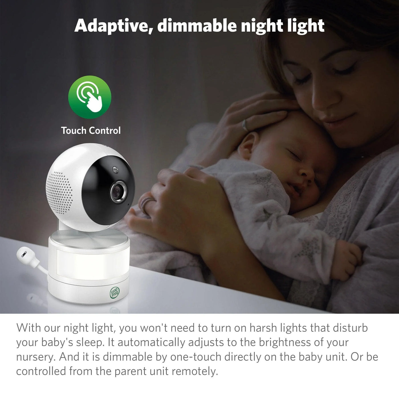 LeapFrog LF915HD 5" Video Baby Monitor with Colour Night Vision – White