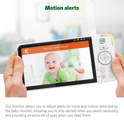 LeapFrog LF915HD 5" Video Baby Monitor with Colour Night Vision – White