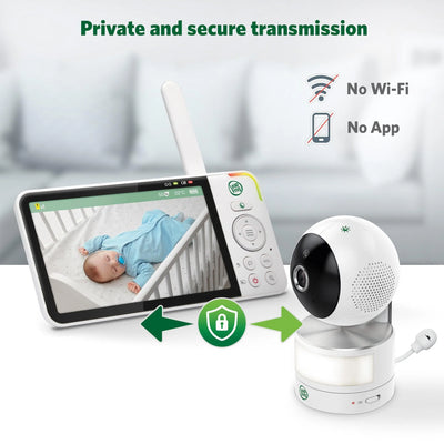 LeapFrog LF915HD 5" Video Baby Monitor with Colour Night Vision – White