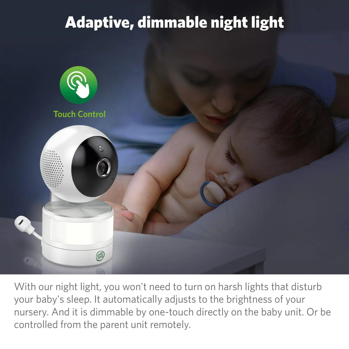 LeapFrog LF920HD 7' Video Baby Monitor with Colour Night Vision – White