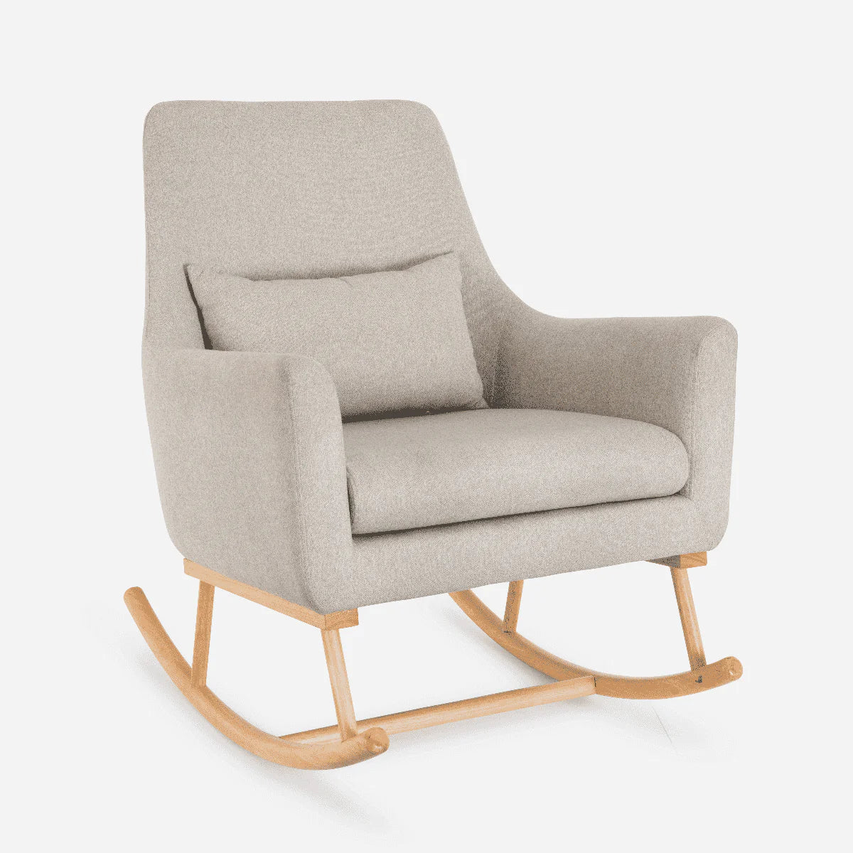 Ergonomically Designed Oscar Rocking Chair - Pebble Grey or Stone Color