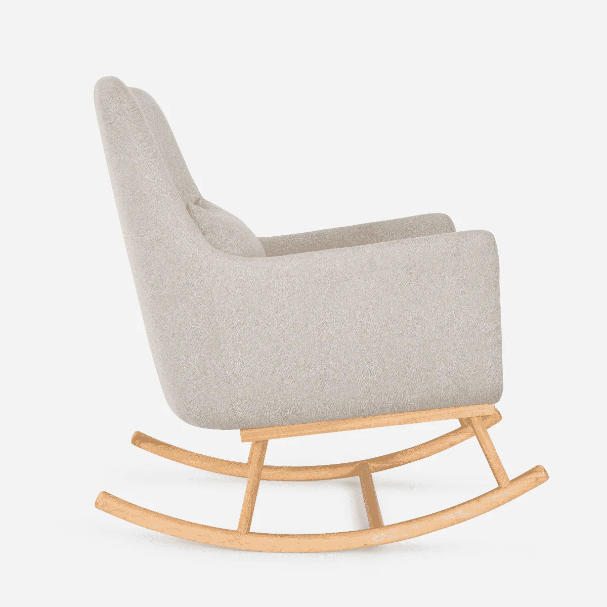 Ergonomically Designed Oscar Rocking Chair - Pebble Grey or Stone Color