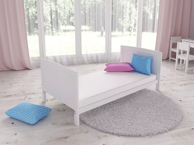 Baby Cot Bed 120 x 60cm White or Grey