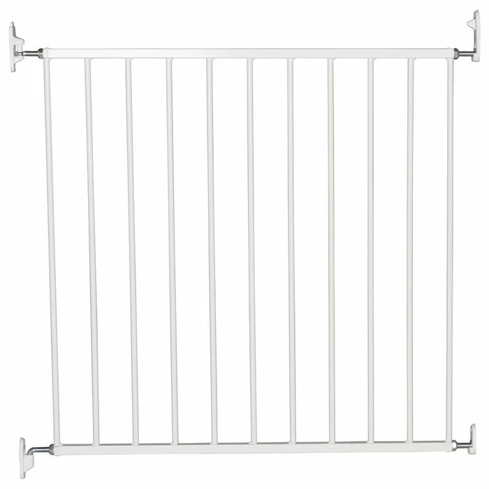 Symple Stuff Single Panel Metal Safety Gate - White