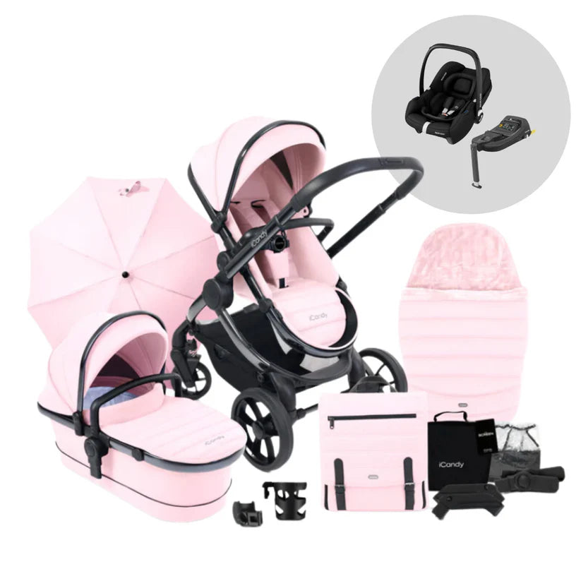 New iCandy Peach 7 Pushchair & Maxi Cosi Cabriofix i-Size Bundle - 6 colors Available