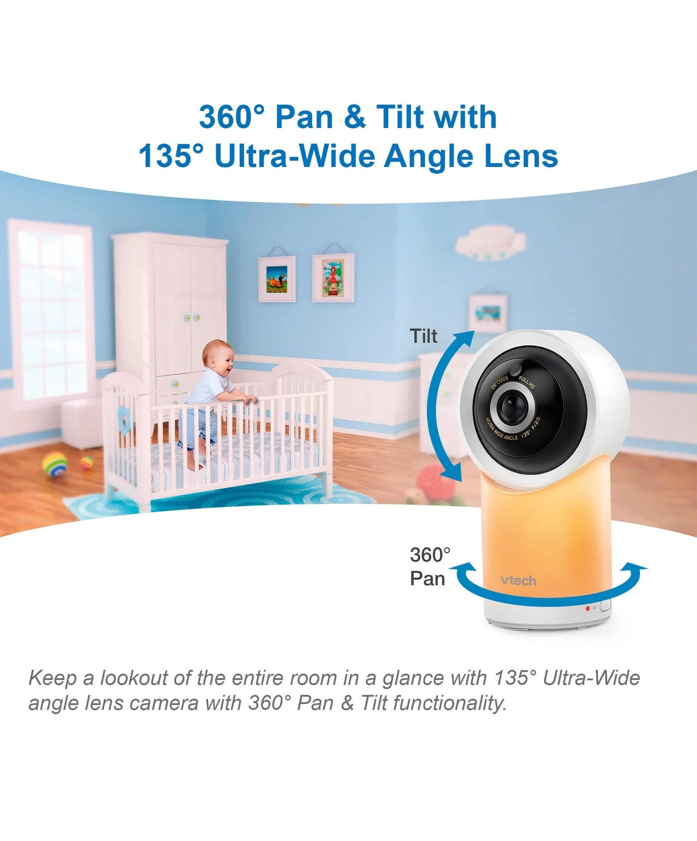 VTech RM5766HD Smart Video Baby Monitor