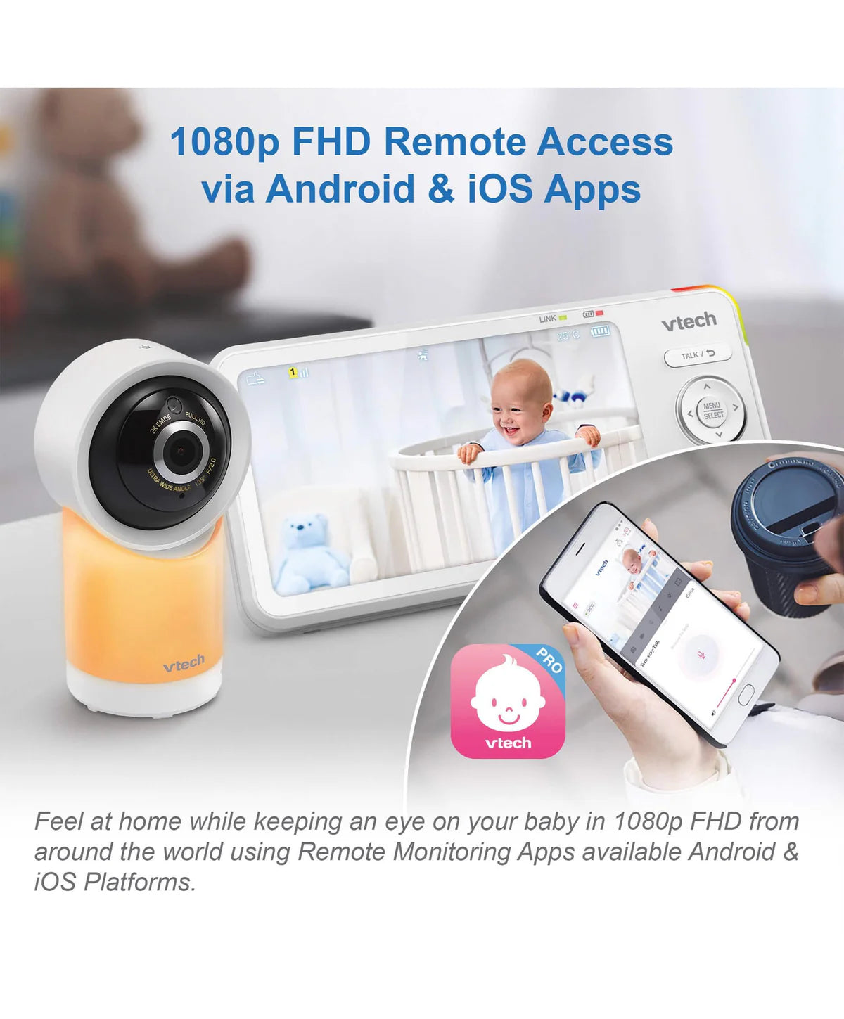 VTech RM5766HD Smart Video Baby Monitor