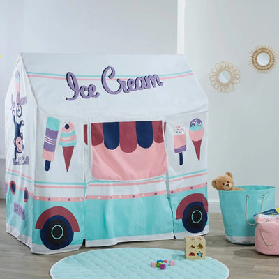 Kids I Scream For Ice Cream White Play House Bed Bundle